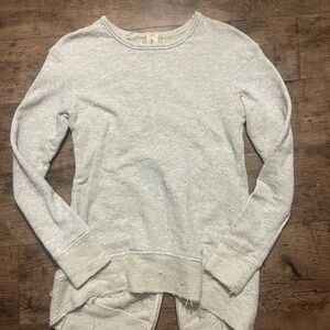 Sundays Light Gray Women's Crew Neck Sweater